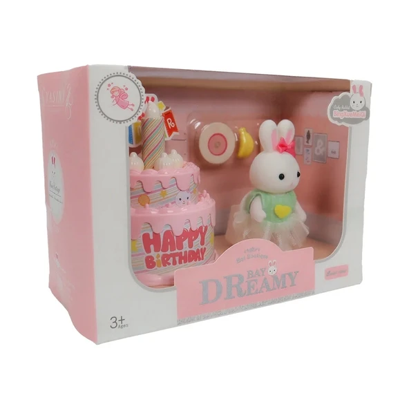 Bay Dreamy Mini Tavşan Doğum Günü Pastası - Resim 3