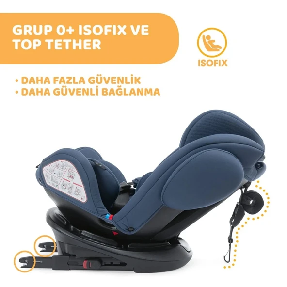 Chicco Unico Plus 0-36 Kg Oto Koltuğu İndia İnk - 3
