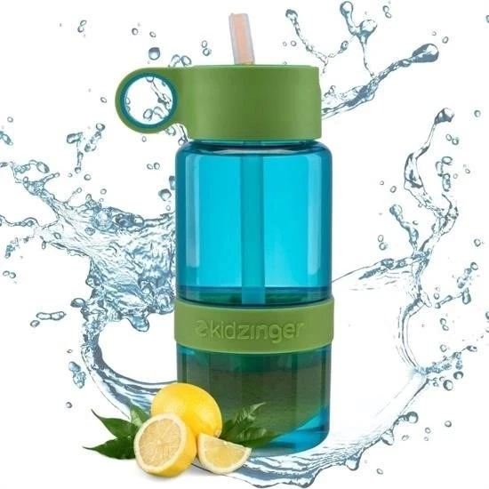 Narenciye Limon Sıkmalı Pratik Detoks Toksin Atıcı Su Matarası Spor Şişesi - 3