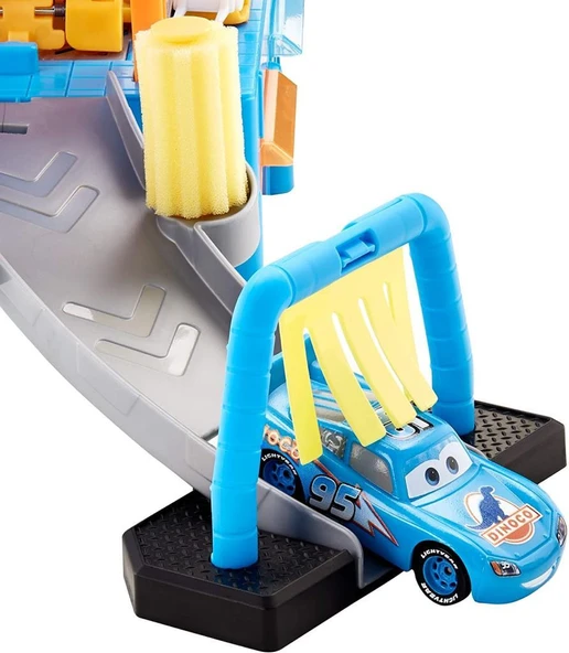 Mattel Cars Dinoco Araba Yıkama Oyun Seti GTK91 - 10