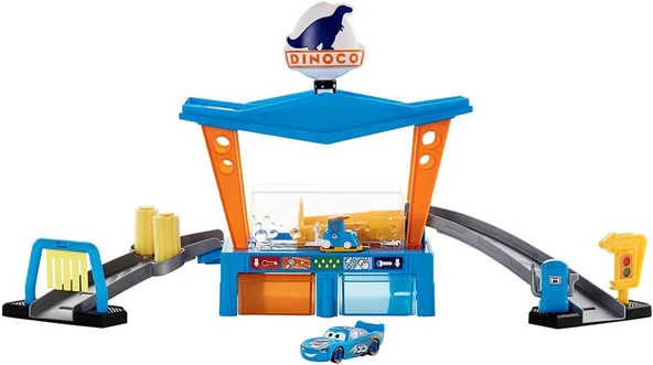 Mattel Cars Dinoco Araba Yıkama Oyun Seti GTK91 - 9