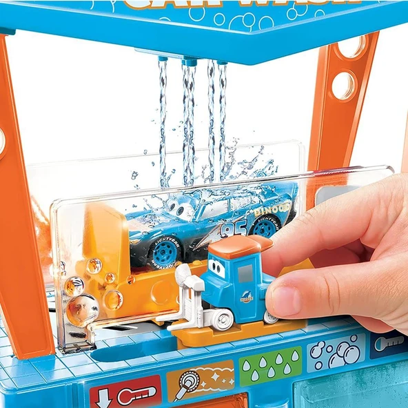 Mattel Cars Dinoco Araba Yıkama Oyun Seti GTK91 - 3