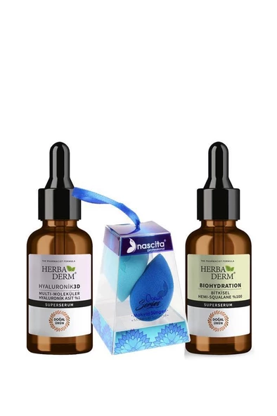 Herbaderm Süper Set Hyaluronic 3D 30ML Biohydration 30ML Hediyeli
