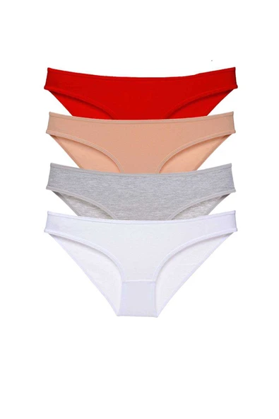 4 adet Süper Eko Set Likralı Kadın Slip Külot 531 ürün görseli 1