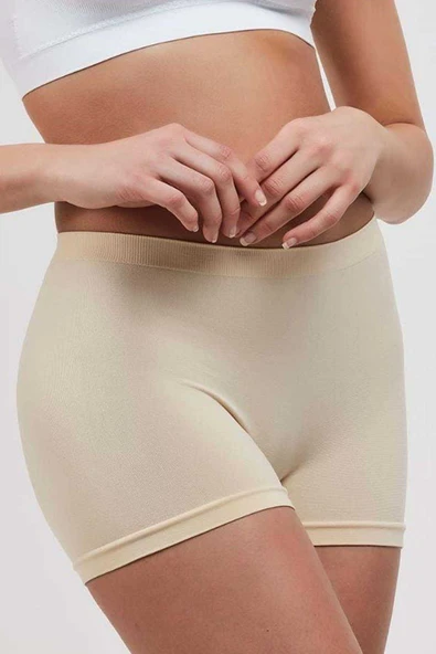 Elite Life Dikişsiz Kadın Boxer Ten Şort 830 ürün görseli 1