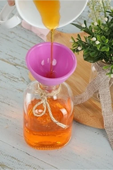 Minik Silikon Huni Mutfak Için Yağ Koymalık 5009 - Resim 4