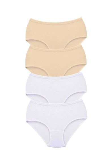 4 Adet Tutku Kadın Yüksek Bel Bato Kalın Lastik Külot S9 ürün görseli 1