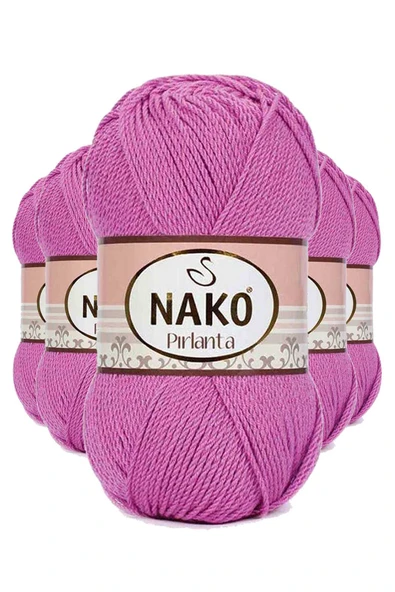 5 Adet Pırlanta Amigurumi El Örgü İpi Yünü Gül 1249 ürün görseli 1