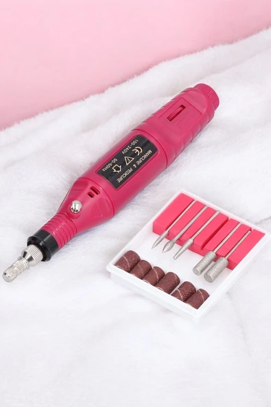 Nasır Temizleyici Manikür Pedikür Seti Elektrikli USB Girişli - 5