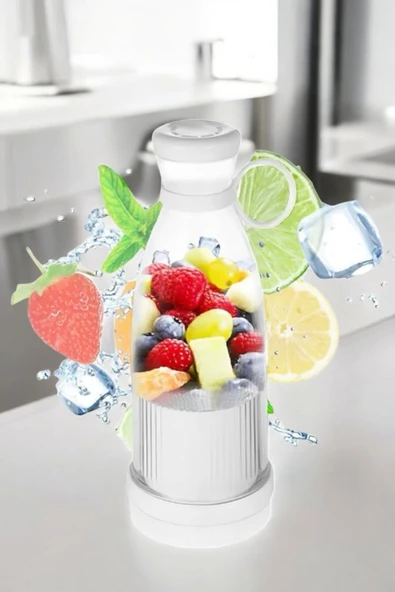 El Blender Bardak Blender Şarjlı Taşınabilir Meyve Sıkcağı Smoothie - 2