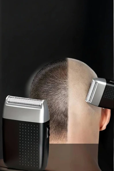 Tıraş Makinesi Mini Sinek Kaydı Şarjlı Taşınabilir Paslanmaz Çelik - Resim 2