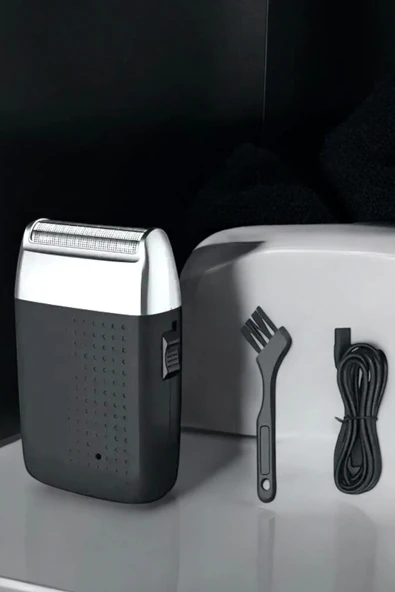 Tıraş Makinesi Mini Sinek Kaydı Şarjlı Taşınabilir Paslanmaz Çelik - Resim 4