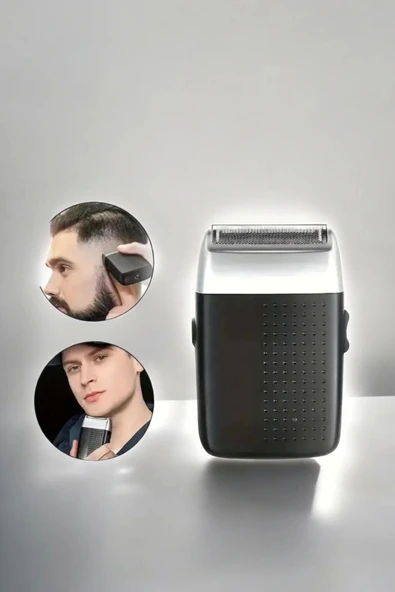 Tıraş Makinesi Mini Sinek Kaydı Şarjlı Taşınabilir Paslanmaz Çelik - Resim 5