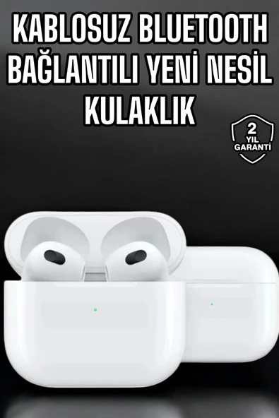 Bluetooth Kulaklık 3.Nesil Kablosuz Uzun Pil Ömrü Dokunmatik Kontrol