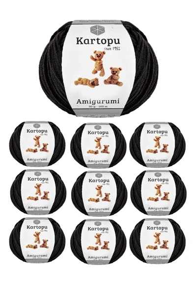 10 Adet Amigurumi El Örgü İpi 50gr 940 ürün görseli 1
