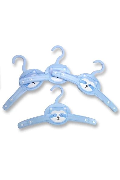 4 Adet Funny Çocuk Elbise Askısı - 4