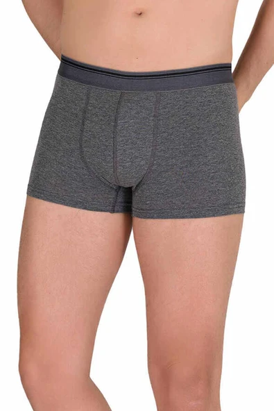 Likralı Erkek Boxer Şort Füme 1097B ürün görseli 1