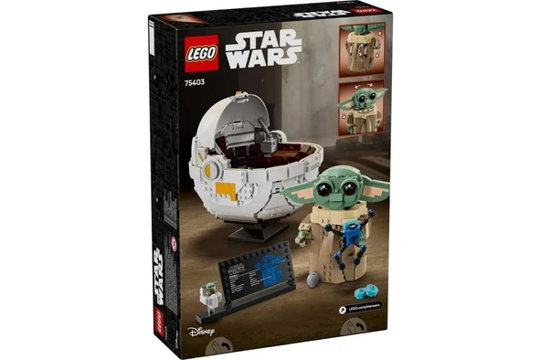 LEGO Star Wars 75403 Grogu with Hover Pram - 2