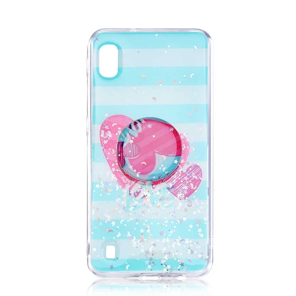 Galaxy A10 Kılıf Pop Soketli Vale Silikon Kılıf - Resim 4