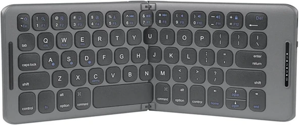 Redline Space M10 10.1" Uyumlu Kablosuz Bluetooth Şarj Edilebilir Katlanabilir Taşınabilir Klavye