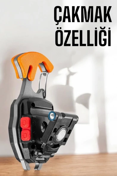 yeni nesil Kamp Feneri Çok Fonksiyonlu Fener Anahtarlık Usb Çakmaklı Cam Kırıcı Kemer Kesici Açacak - 4