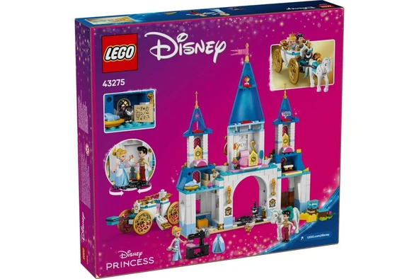 LEGO Disney 43275 Cinderella's Castle and Horse Carriage - 2