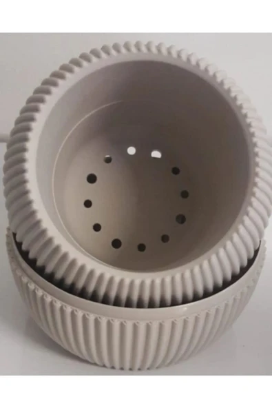 Mercan Saksı 2 Numara 0,35 Litre Su Hazneli Dekoratif Kaktüs Sukulent Saksı 11,8x9,2 cm - 4