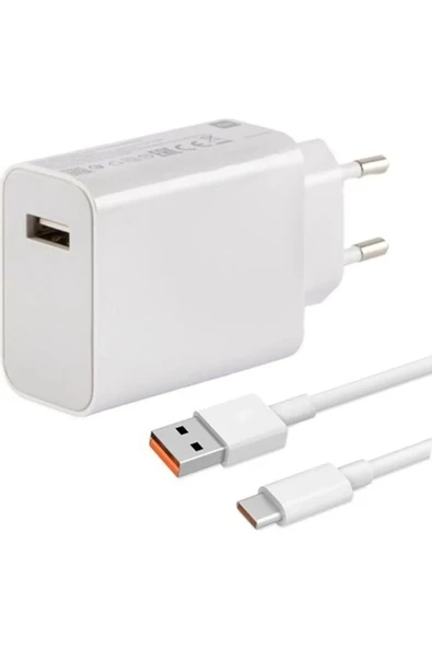 Type-C 67w (Watt) Ultra Hızlı Şarj Aleti Adaptör Kablo Set - 2