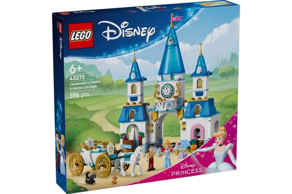 LEGO Disney 43275 Cinderella's Castle and Horse Carriage