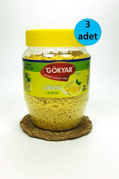 3 Adet Limon Aromalı Toz Içecek Oralet 3x350 gr ürün görseli 1