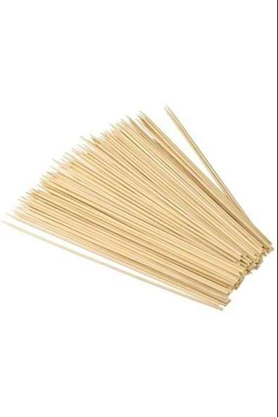 Ahşap Çöp Şiş Çubuğu 25 Cm - 50 Adet ürün görseli