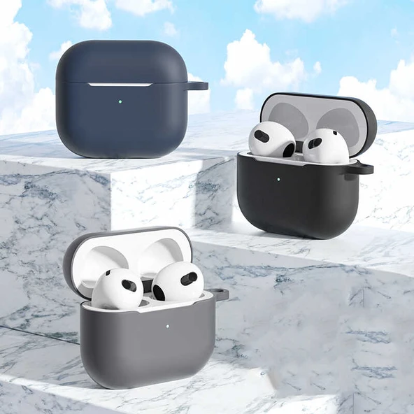 Airpods 3. Nesil Standart Silikon Kılıf - Resim 5
