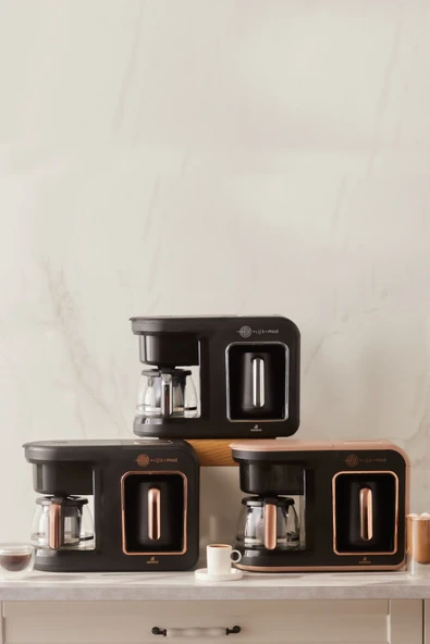 Hatır Plus Mod 5 In 1 Essential Kahve Makinesi Rosie Brown - 7