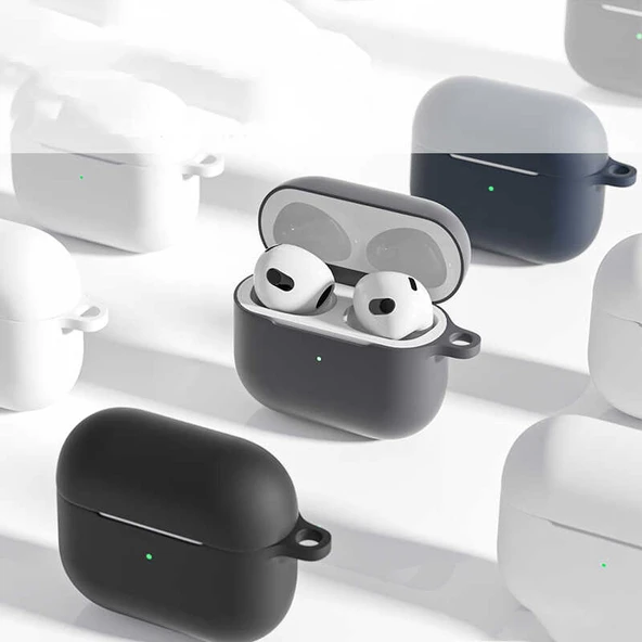 Airpods 3. Nesil Standart Silikon Kılıf - Resim 4