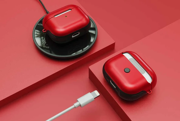 Apple Airpods 3. Nesil Kılıf Zore Shockproof Silikon - 4