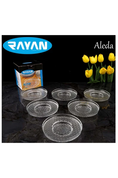 Rayan Aleda 6'lı Çay Tabağı ürün görseli 1