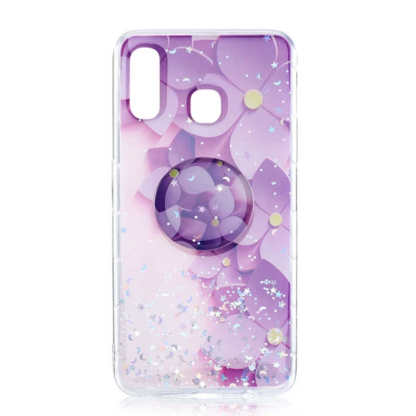 Galaxy A20 / Galaxy A30 Kılıf Pop Soketli Vale Silikon Kılıf - Resim 3