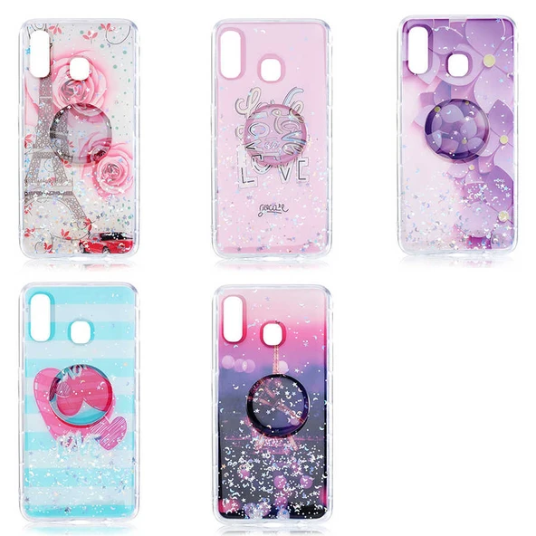 Galaxy A20 / Galaxy A30 Kılıf Pop Soketli Vale Silikon Kılıf - Resim 8