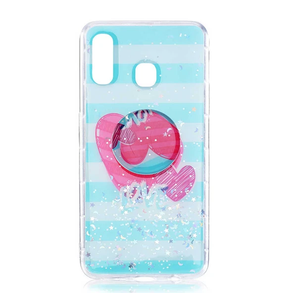 Galaxy A20 / Galaxy A30 Kılıf Pop Soketli Vale Silikon Kılıf ürün görseli 1