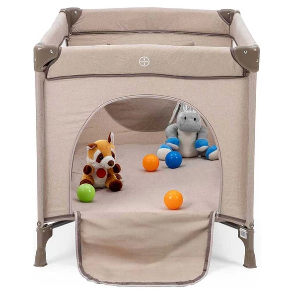 Pretty Plus Anne Yanı Park Yatak 70X120 Cm Kahve - 4