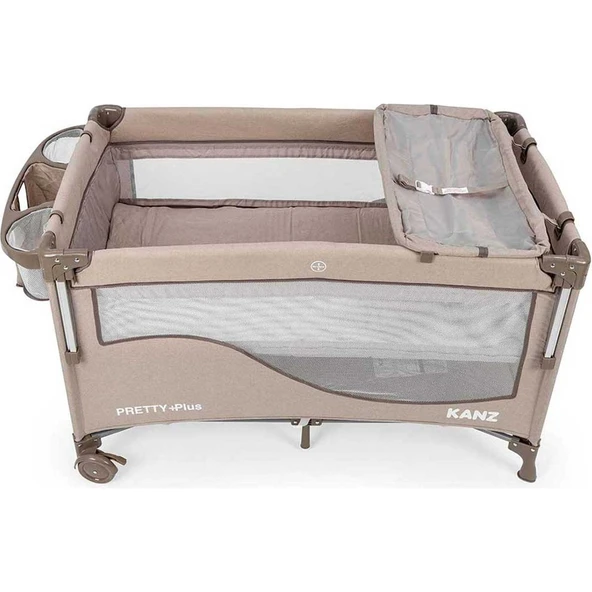 Pretty Plus Anne Yanı Park Yatak 70X120 Cm Kahve - 3