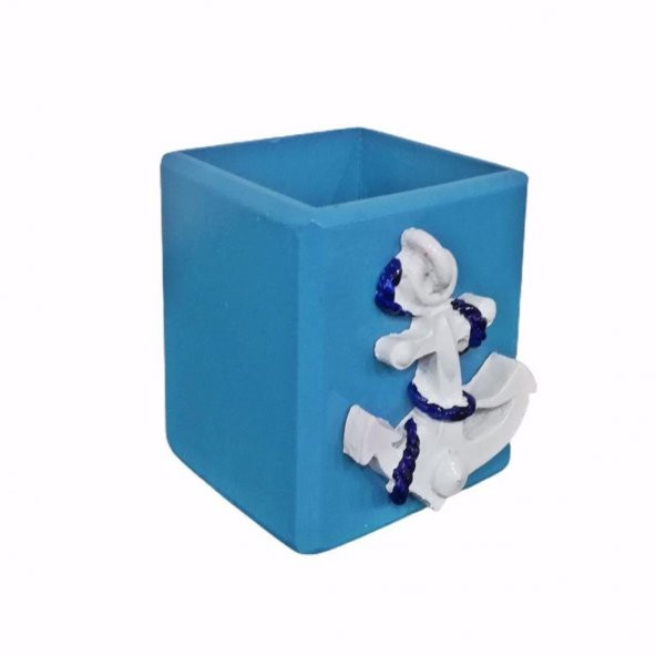 Çapa Saksı Mavi 2 Li Set - 2