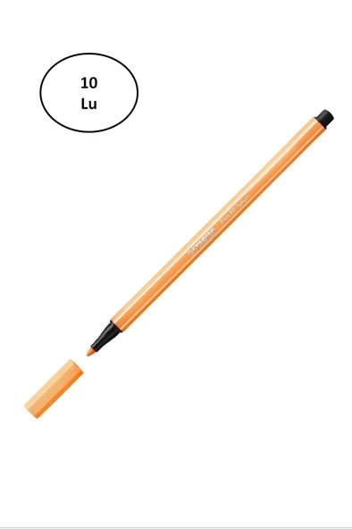 Umut Stabilo Pen 68 Florasan Orange 68/054 10'lu