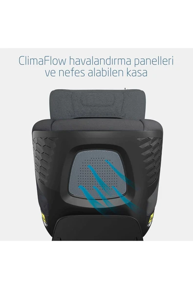 Mica Pro Eco I-size Adac'lı Isofix'li 360 Dönebilir Yatabilir 0-18 Kg Oto Koltuğu Graphite - Resim 7