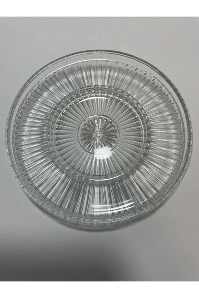 Müge 6'lı Cam Çay Tabağı Çay Tabak Altlığı TG-2023 - 4