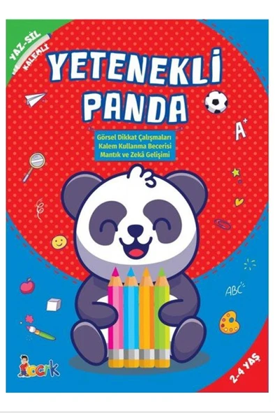 Yaz-Sil Kitapları Yetenekli Panda