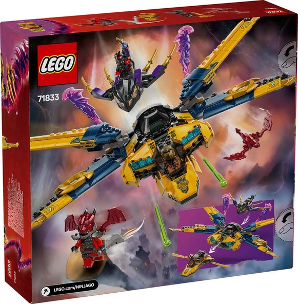 LEGO Ninjago 71833 Ras and Arin's Super Storm Jet - 2