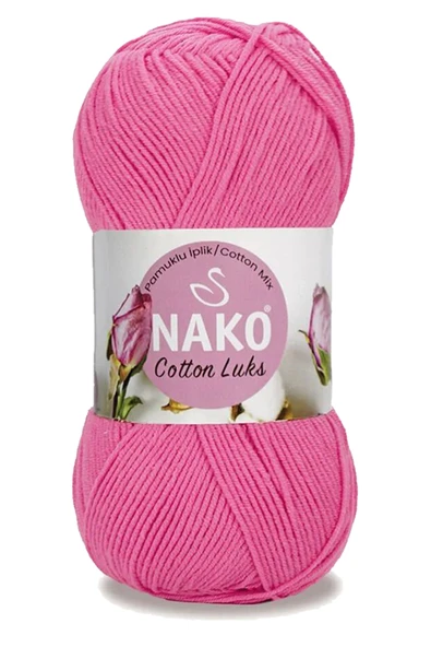 5 Adet Cotton LüYelek Tunik Kazak Bluz Hırka İpi Yünü Koyu Pembe 97550 - 2