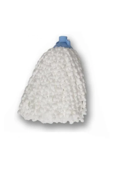 Mop Mikrofiber Beyaz Örgülü Paspas İp MF01