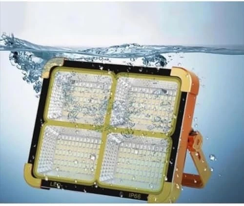 Portatif Solar LED Projektör Cata 200W Güneş Enerjili Seyyar LED Işık Taşınabilir Sokak Aydınlatması - 8